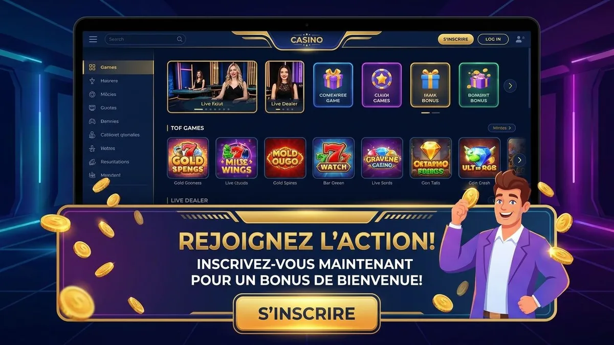 Inscription avec bonus